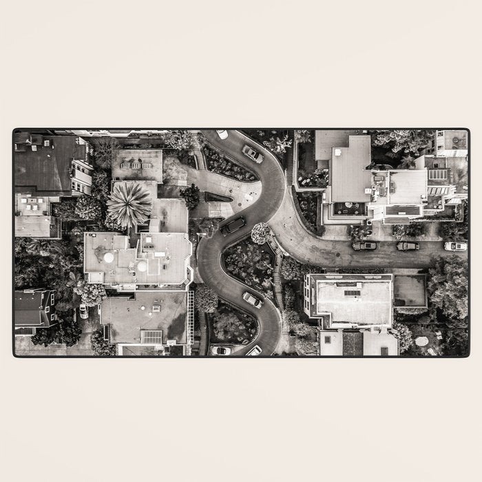Lombard Street, San Francisco Desk Mat Gallery Image 3