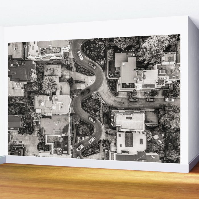 Lombard Street, San Francisco Wall Mural Gallery Image 2