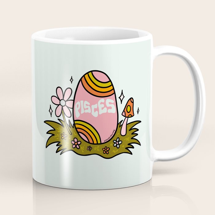 Pisces Easter Egg Coffee Mug Gallery Image 1