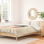 Black Cat in Red Boots Duvet Cover Gallery Image 2