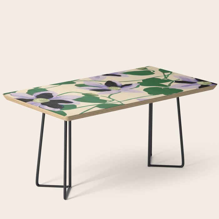 Clematis Botanical Illustration Coffee Table Gallery Image 1