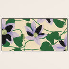 Clematis Botanical Illustration Desk Mat Gallery Image 3