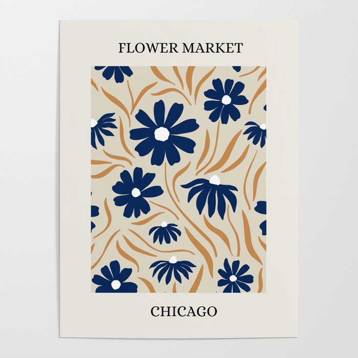 Flower Market Chicago Poster Gallery Image 1