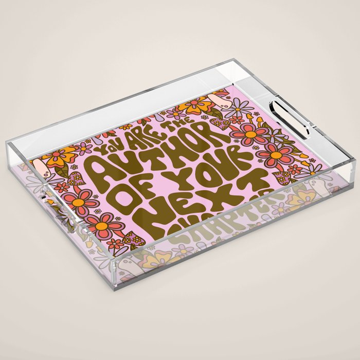 Author of Your Next Chapter Acrylic Tray Gallery Image 1