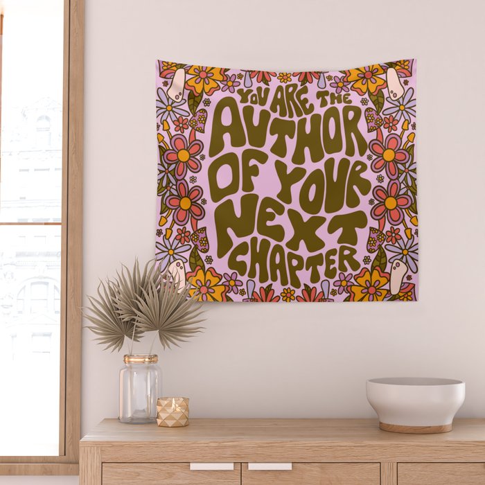 Author of Your Next Chapter Wall Tapestry Gallery Image 2