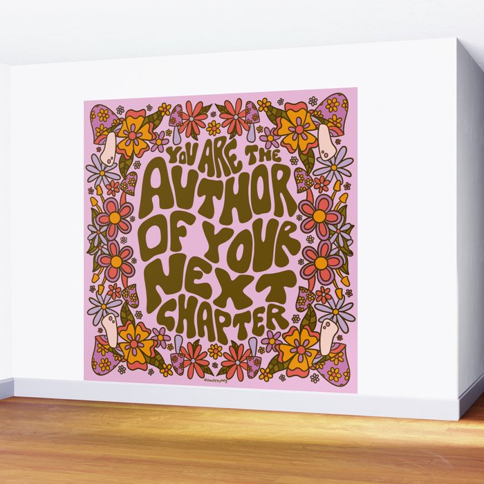 Author of Your Next Chapter Wall Mural Gallery Image 2