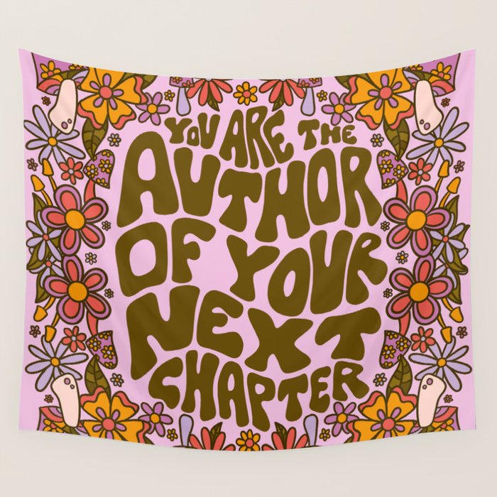 Author of Your Next Chapter Wall Tapestry Gallery Image 4