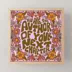 Author of Your Next Chapter Mini Art Print Gallery Image 1