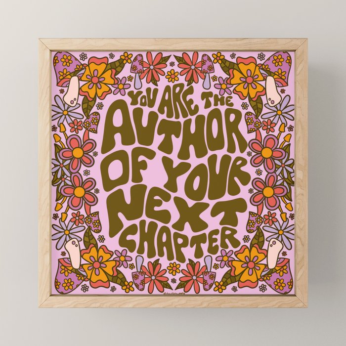 Author of Your Next Chapter Mini Art Print Gallery Image 1