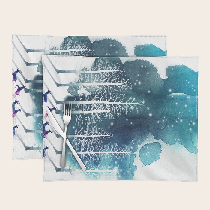 Winter Night 2 Placemat Gallery Image 1