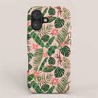 Tropical Garden - Pink iPhone Case Gallery Image 1