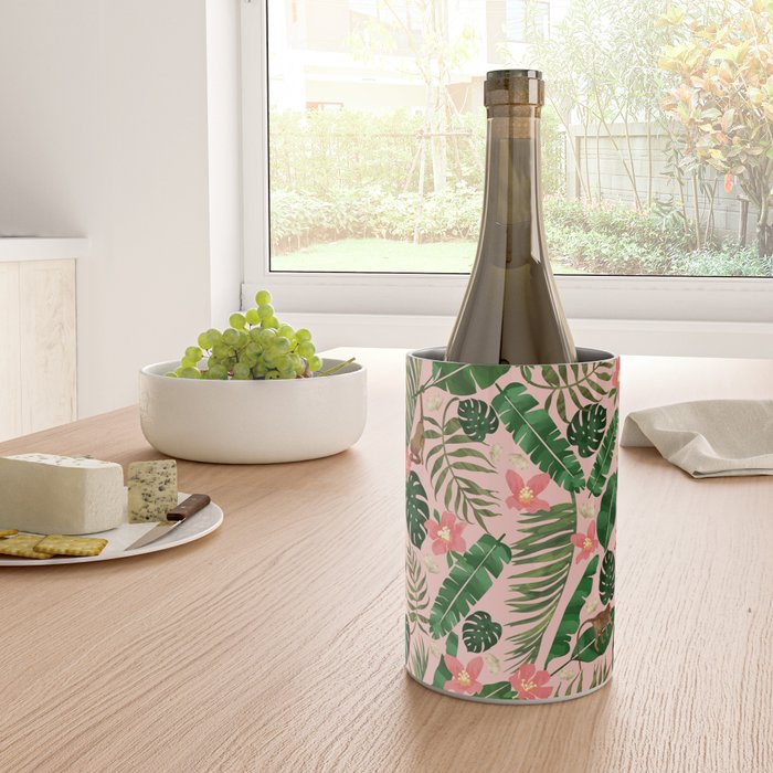 Tropical Garden - Pink Wine Chiller Gallery Image 4