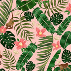 Tropical Garden - Pink Coffee Mug Gallery Image 2