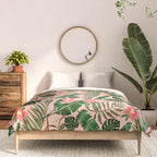 Tropical Garden - Pink Comforter Gallery Image 3