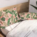 Tropical Garden - Pink Pillow Sham Gallery Image 2