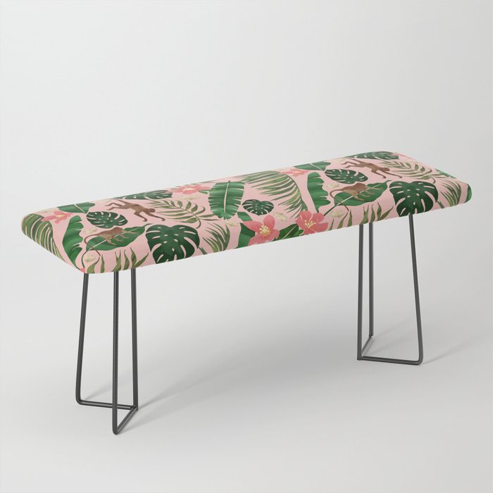 Tropical Garden - Pink Bench Gallery Image 1