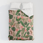 Tropical Garden - Pink Comforter Gallery Image 6