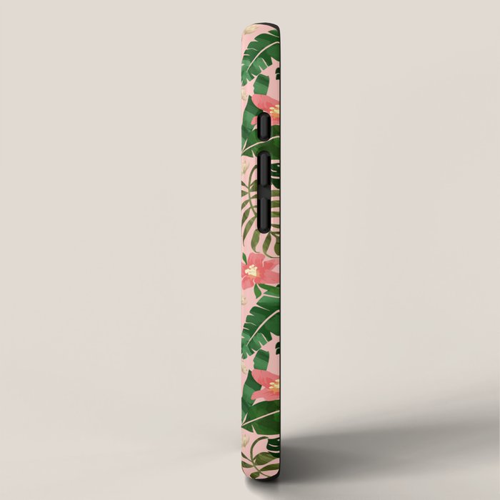Tropical Garden - Pink iPhone Case Gallery Image 2