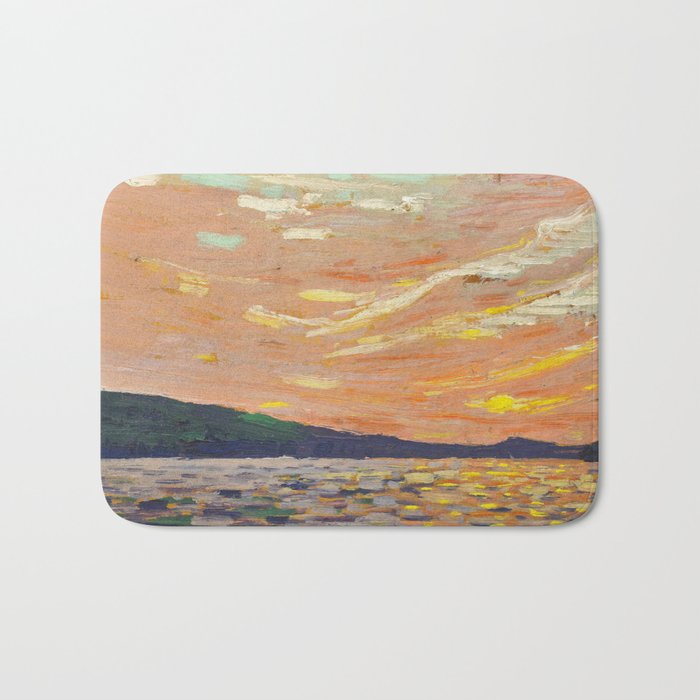 Tom Thomson Smoke Lake Canadian Landscape Artist Bath Mat Gallery Image 1