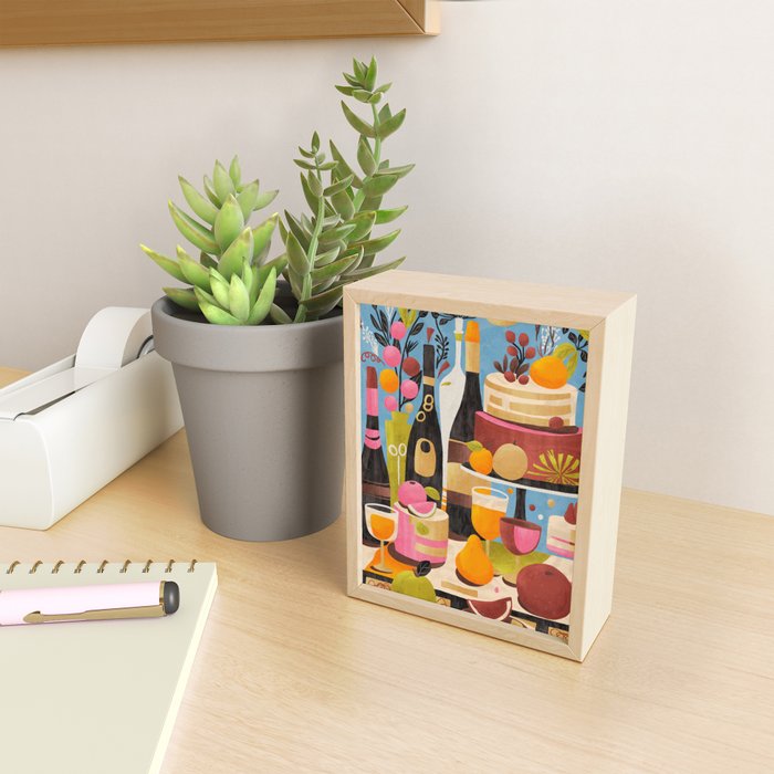 Mid Century Celebration Mini Art Print Gallery Image 2