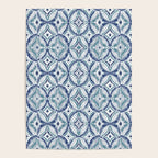 Boho Indigo Damask B Poster Gallery Image 4
