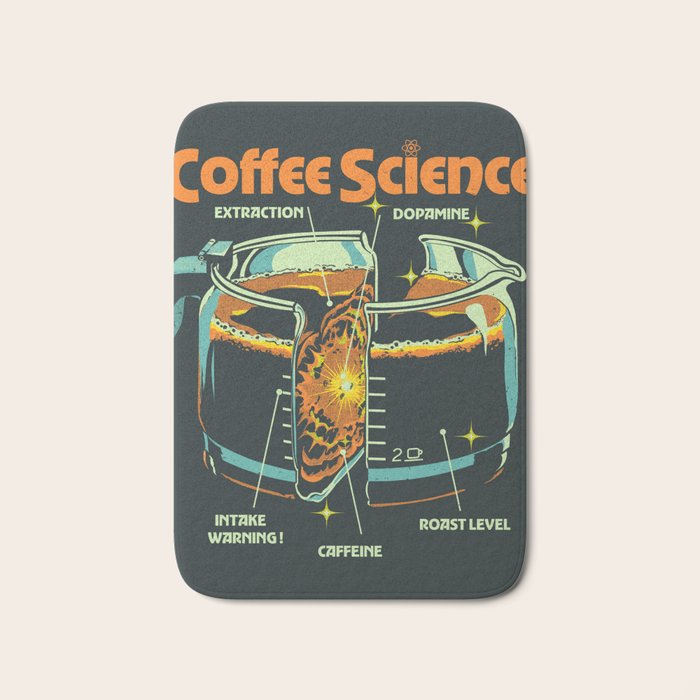 COFFEE SCIENCE Bath Mat Gallery Image 1