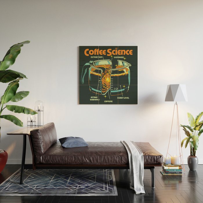 COFFEE SCIENCE Wood Wall Art Gallery Image 2