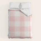 Baby Pink Buffalo Check Comforter Gallery Image 6