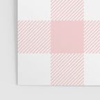 Baby Pink Buffalo Check Poster Gallery Image 3