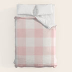 Baby Pink Buffalo Check Duvet Cover Gallery Image 6