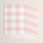 Baby Pink Buffalo Check Wrapping Paper Gallery Image 3