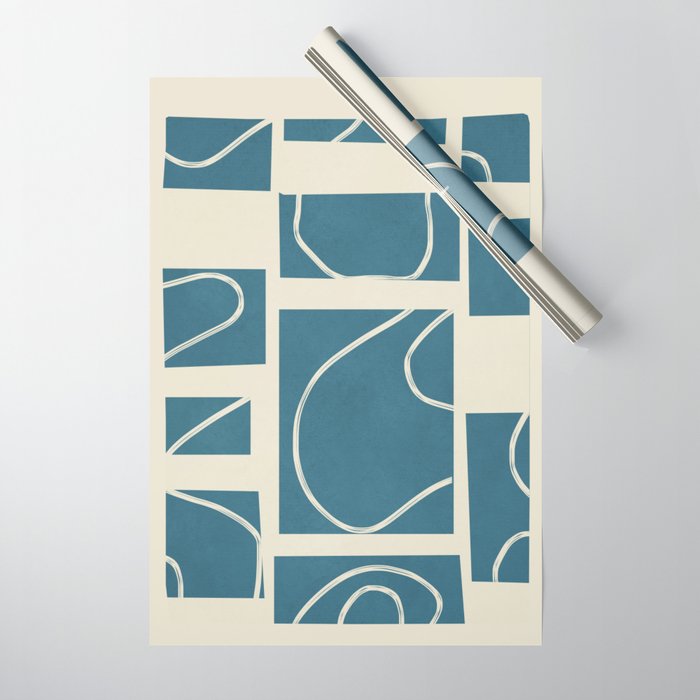 Abstract Pathways 3 Wrapping Paper Gallery Image 1