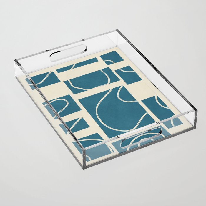 Abstract Pathways 3 Acrylic Tray Gallery Image 1