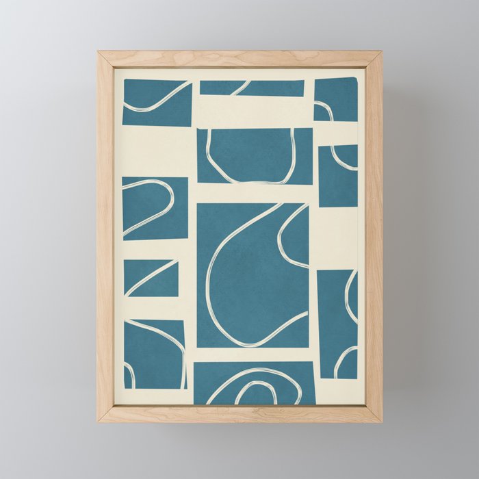 Abstract Pathways 3 Mini Art Print Gallery Image 1