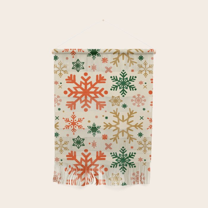 Snowflake Collection - Retro Palette Wall Hanging Gallery Image 1