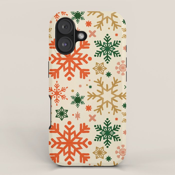Snowflake Collection - Retro Palette iPhone Case Gallery Image 1