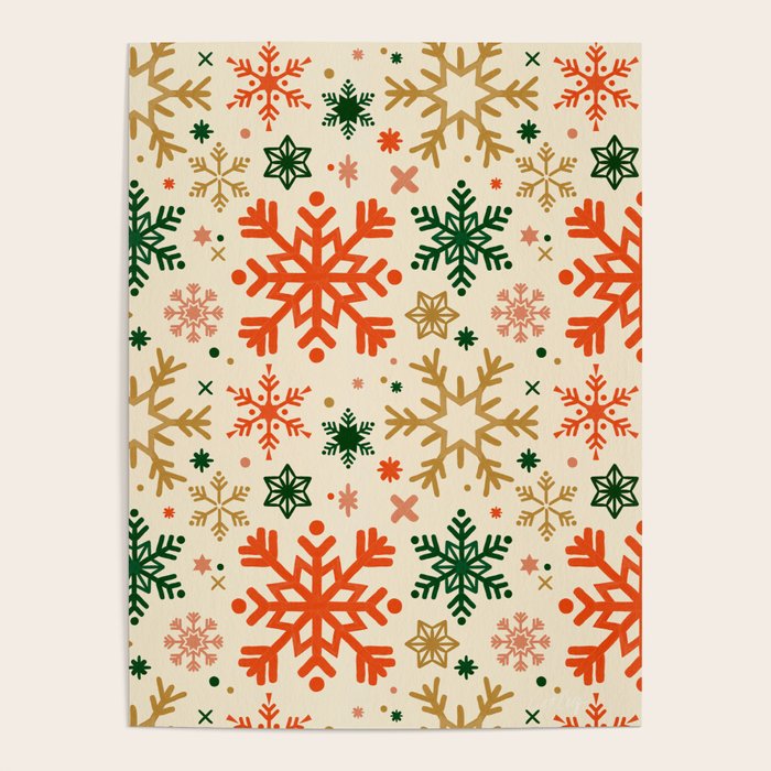 Snowflake Collection - Retro Palette Poster Gallery Image 4