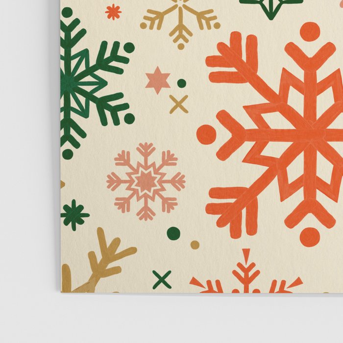 Snowflake Collection - Retro Palette Poster Gallery Image 3