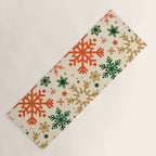 Snowflake Collection - Retro Palette Yoga Mat Gallery Image 1