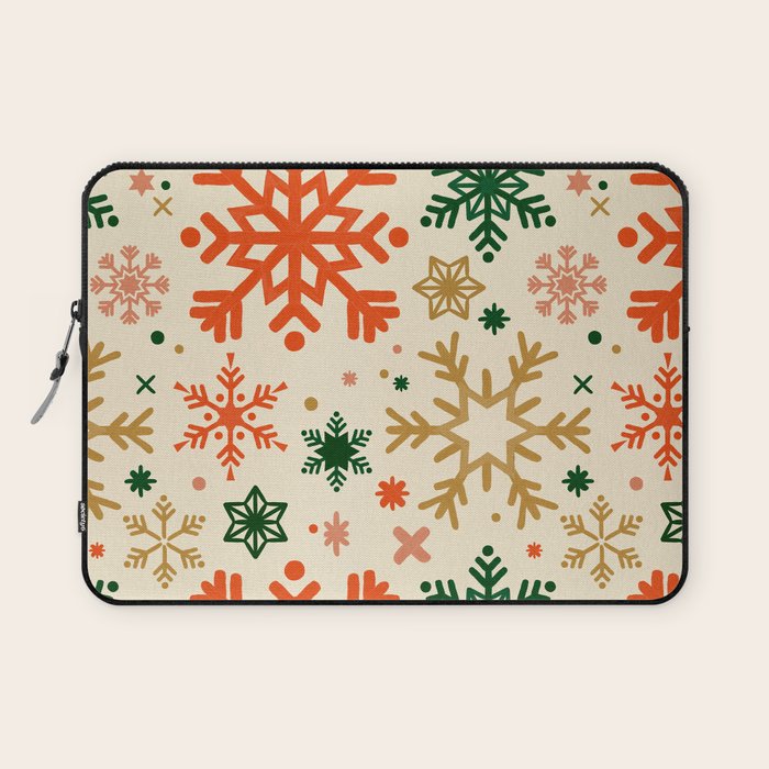 Snowflake Collection - Retro Palette Laptop Sleeve Gallery Image 1