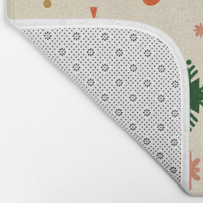 Snowflake Collection - Retro Palette Bath Mat Gallery Image 2