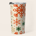 Snowflake Collection - Retro Palette Travel Mug Gallery Image 3