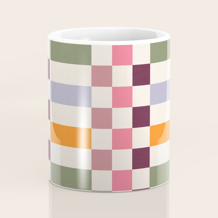 Checker Grid - eclectic Coffee Mug Gallery Image 4