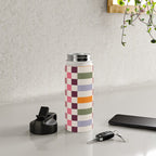 Checker Grid - eclectic Water Bottle Gallery Image 4