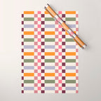 Checker Grid - eclectic Wrapping Paper Gallery Image 1