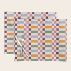 Checker Grid - eclectic Placemat Gallery Image 1