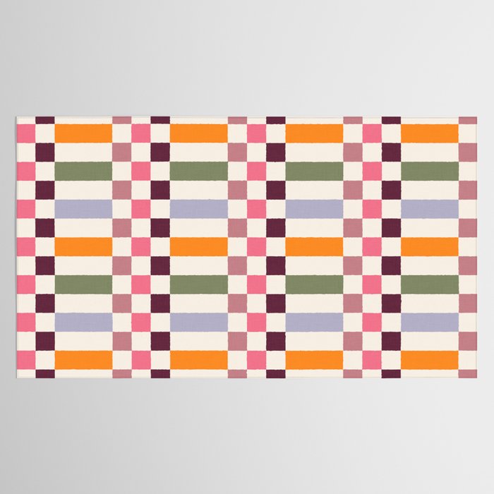 Checker Grid - eclectic Tablecloth Gallery Image 2