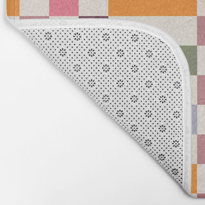 Checker Grid - eclectic Bath Mat Gallery Image 2