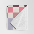 Checker Grid - eclectic Throw Blanket Gallery Image 3