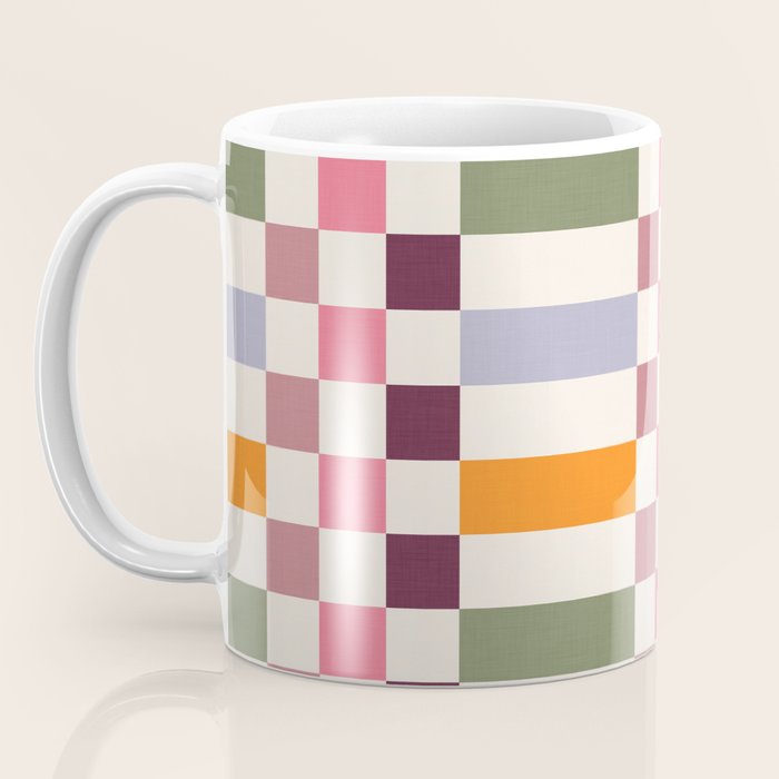 Checker Grid - eclectic Coffee Mug Gallery Image 3